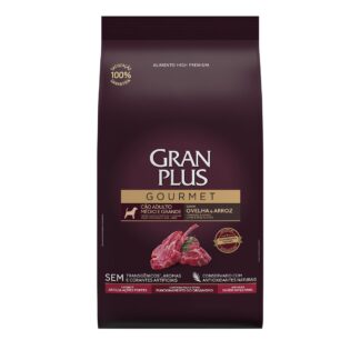GranPlus Gourmet Cão Adulto 15kg - Ovelha e Arroz