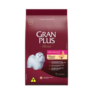 GranPlus Menu Cão Mini Adulto 15kg - Frango e Arroz