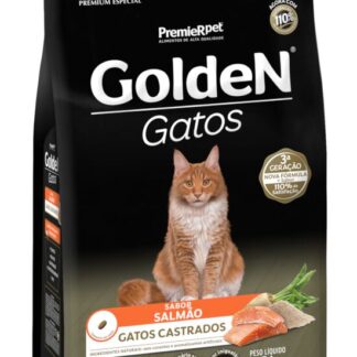 Golden Gato Castrado 10,1kg - Salmão