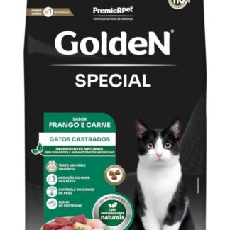 Golden Special Gato Castrado 10,1kg - Frango e Carne