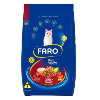 Faro Gato Adulto 20kg - Carne e Frango
