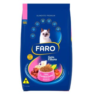 Faro Gato Filhote 20kg - Carne e Leite