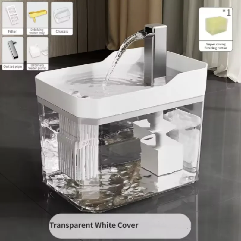 Fonte de Água Automática USB para Gatos com Filtro - Imagem 14