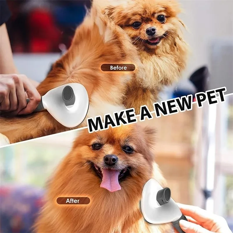 Escova Removedora de Pelos Autolimpante para Cães e Gatos - Imagem 18